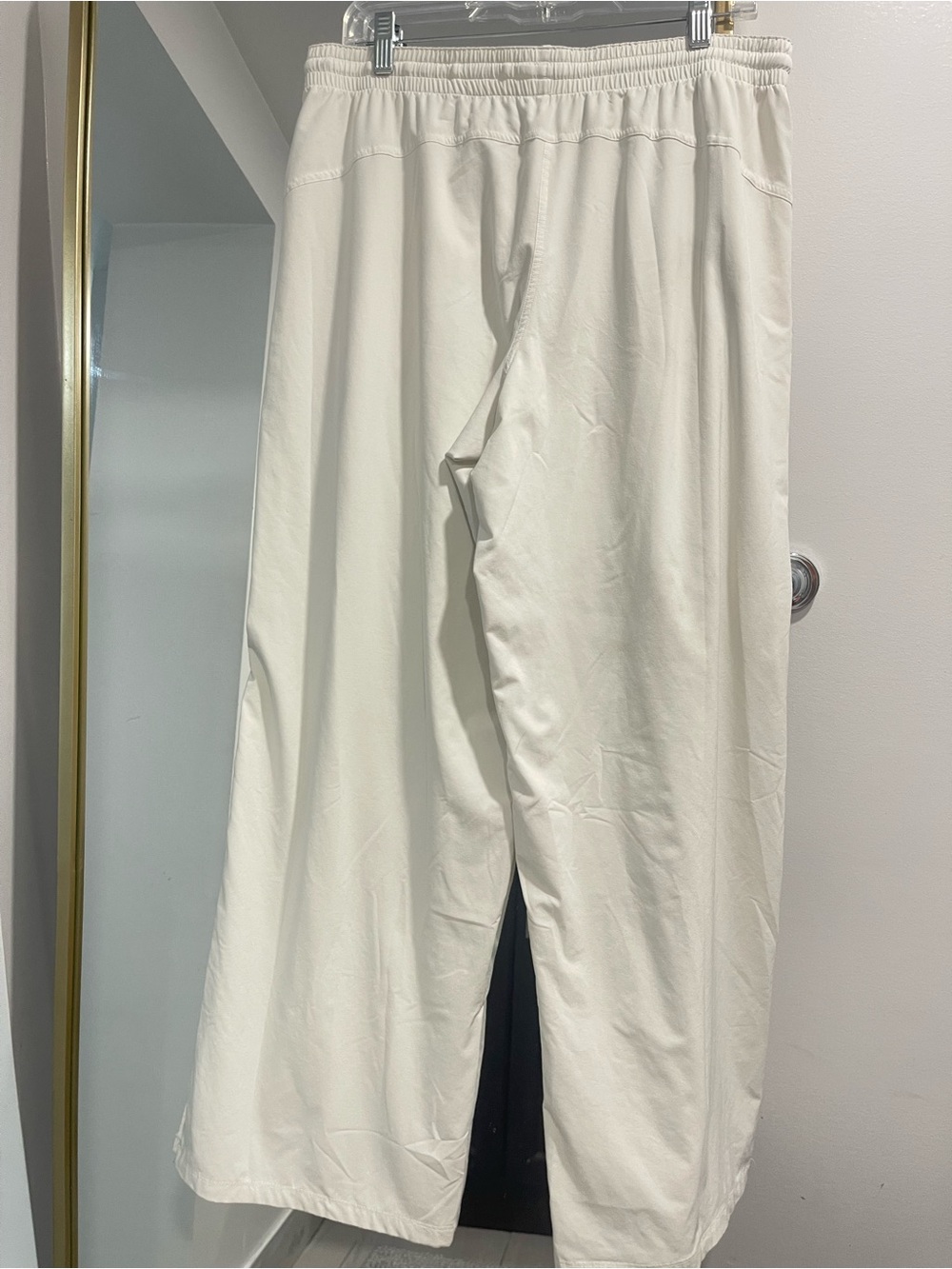 Lululemon Court Rival Wide Leg Track Pant Regular White size 10 - Picture 14 of 16